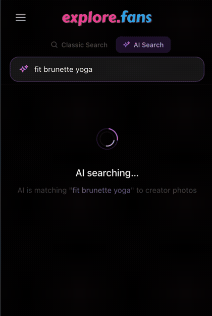 AI Search — Find OnlyFans Creators in Plain English demo