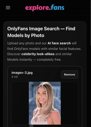 Search OnlyFans by Image — AI Face Matching demo